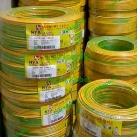 Sale Nya 1X4Mm Supreme/ Kabel Grounding 1 X 4 Mm/ Kabel Nya/ Tunggal 4Mm -