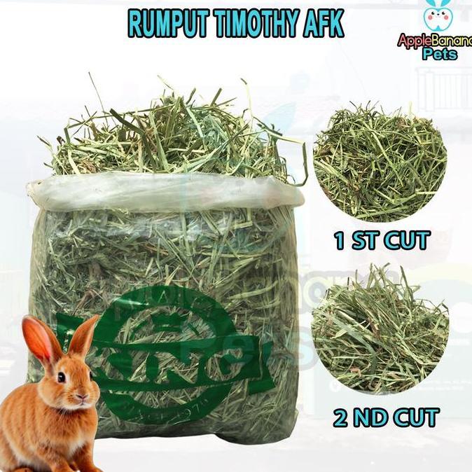 mavelasikan_ - timothy hay 1 kg afk alfalfa king 1st cut / 2nd cut | makanan kelinci rumput hay timo