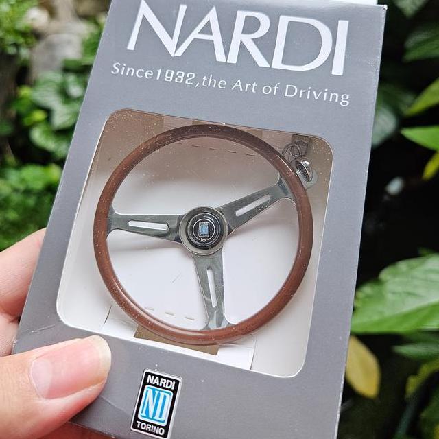 Gantungan Stir Nardi Keychain Nardi Tno Wood