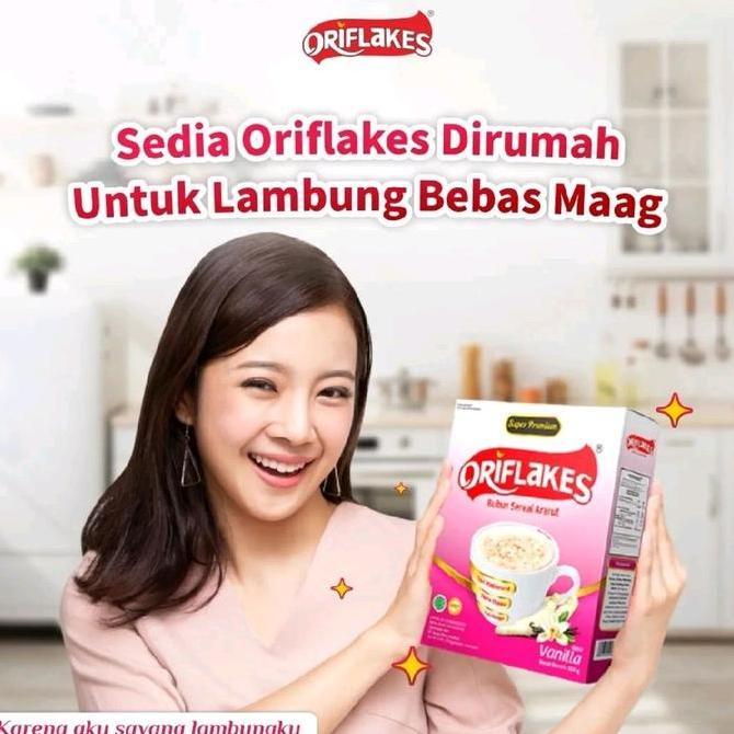 Oriflakes Daily sereal umbi garut 150 Gram sachet praktis  Granola Oatmeal Cereal