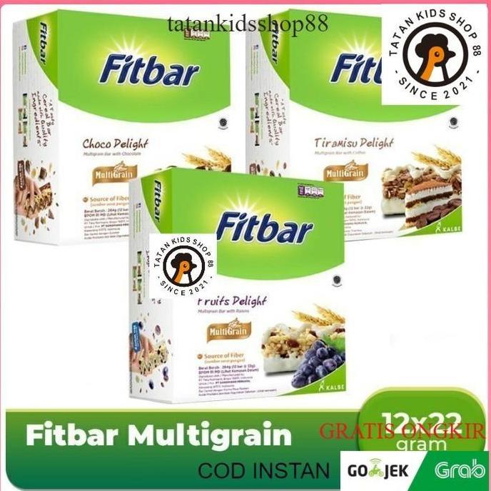 Fitbar 1 Box Isi 12pcs Coklat Fruits Delight Tiramisu Distributor