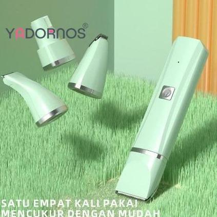 Alat Cukur Profesional Gunting Rambut Listrik Hewan Peliharaan 4-In-1 Untuk Mencukur Bulu Anjing