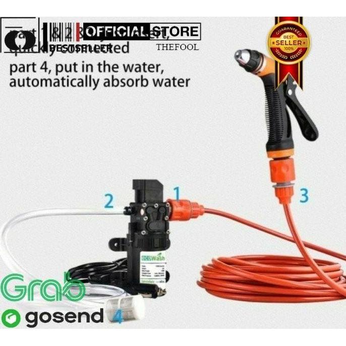 GRANTZY Getz Alat Cuci Mobil Motor Portable TF