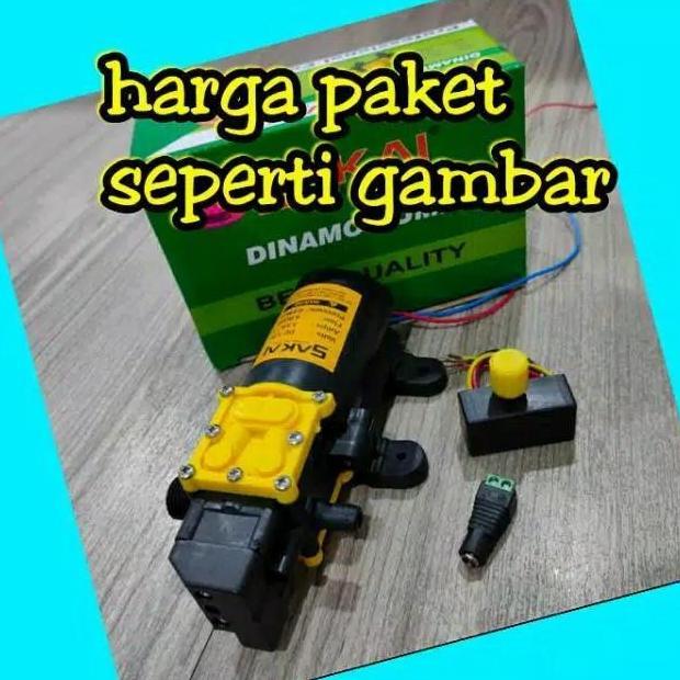Pompa Air Dc Sprayer Water Pump Dc 12V Sakai/ Dinamo Pump Dc 12V Cuci Terbaru