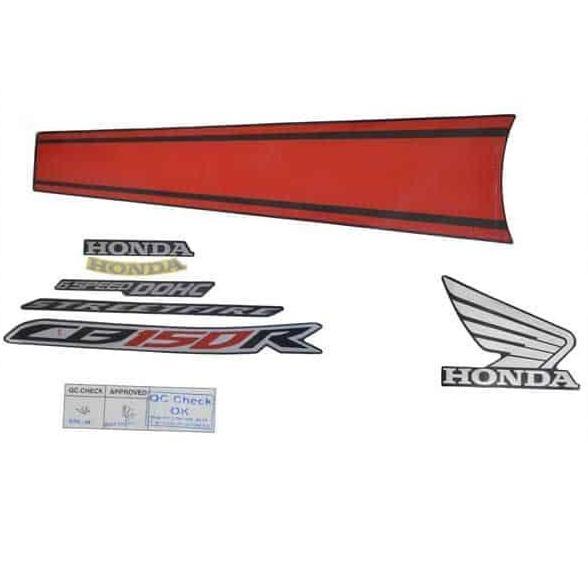 Stripe Set R Black Red CB150 StreetFire (871X0K15932ZAR)