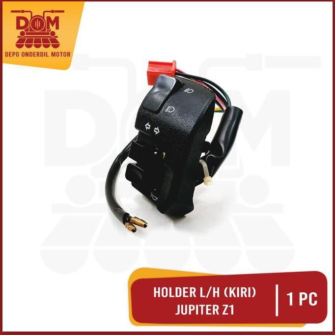 Promo Holder Kiri Jupiter Z1 L/H (KAGAYAKU) Saklar Kiri Kabel Tombol Lampu Dim Riting Klakson Bulat 