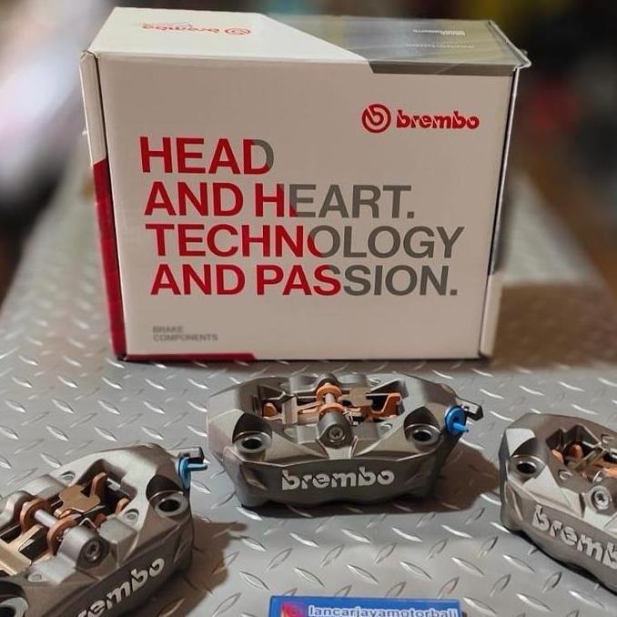 KALIPER BREMBO MONOBLOK M432 KANAN 4 PISTON ORIGINAL ORIGINAL DAN TERPERCAYA