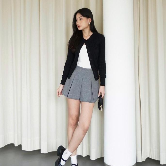 Langsungaja- Karakiri - Carol Cable Knit Cardigan Top