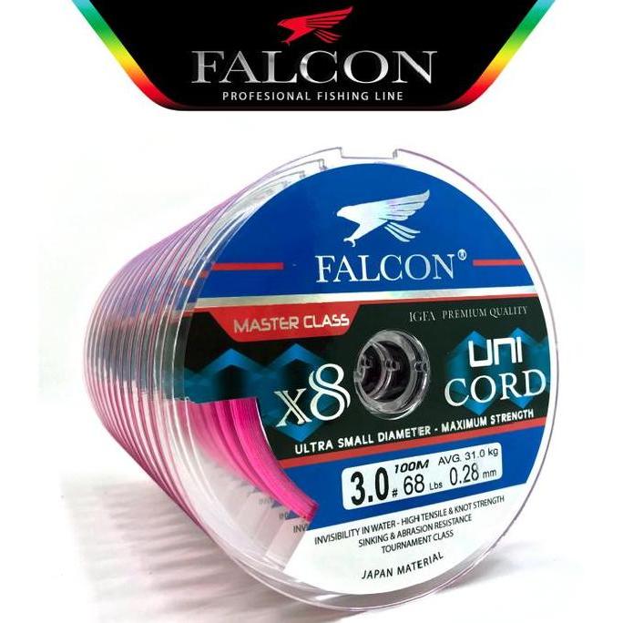 Sakanatsuri- Senar Pe X8 Falcon Uni Cord 100M Connecting