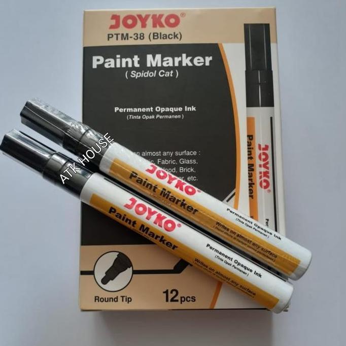 PROMO TERBATAS SPIDOL PAINT PERMANENT MARKER JOYKO PTM/ SPIDOL CAT JOYKO / SPIDOL CAT SILVER GOLD HI