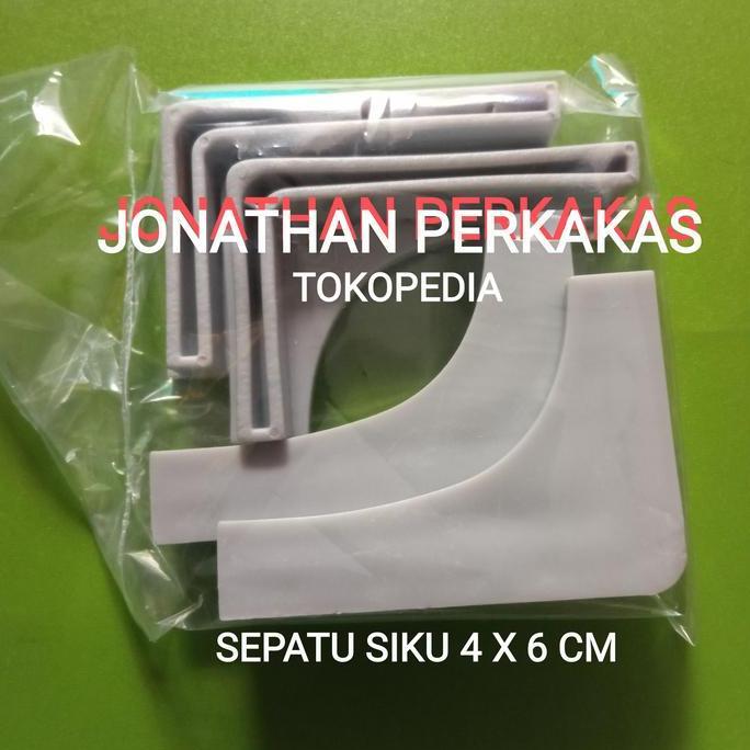 Sepatu/tatakan/kaki siku lobang union 4X6/psg(4bh)