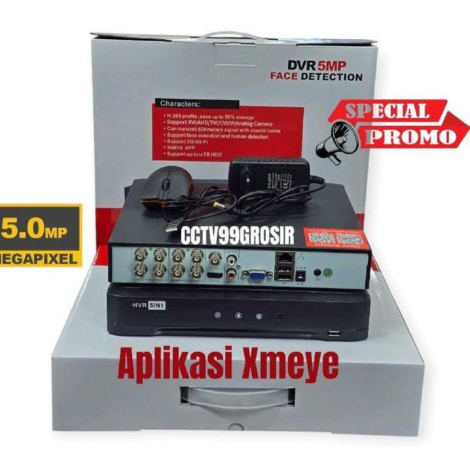 DVR XMEYE 8CH - DVR XMEYE 5MP 8 CHANNEL New Version XMEYE 6in1