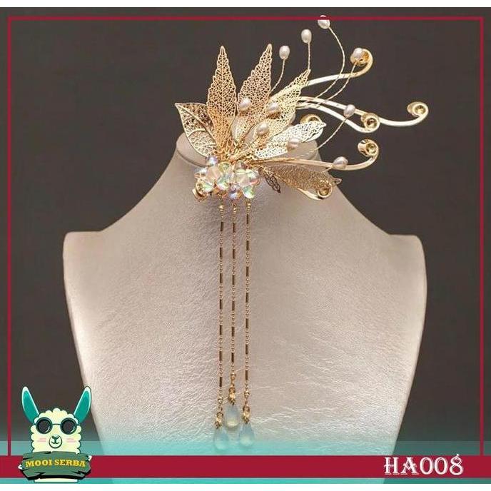 bride - wedding earpiece/ hairpiece / hiasan rambut pengantin HA008