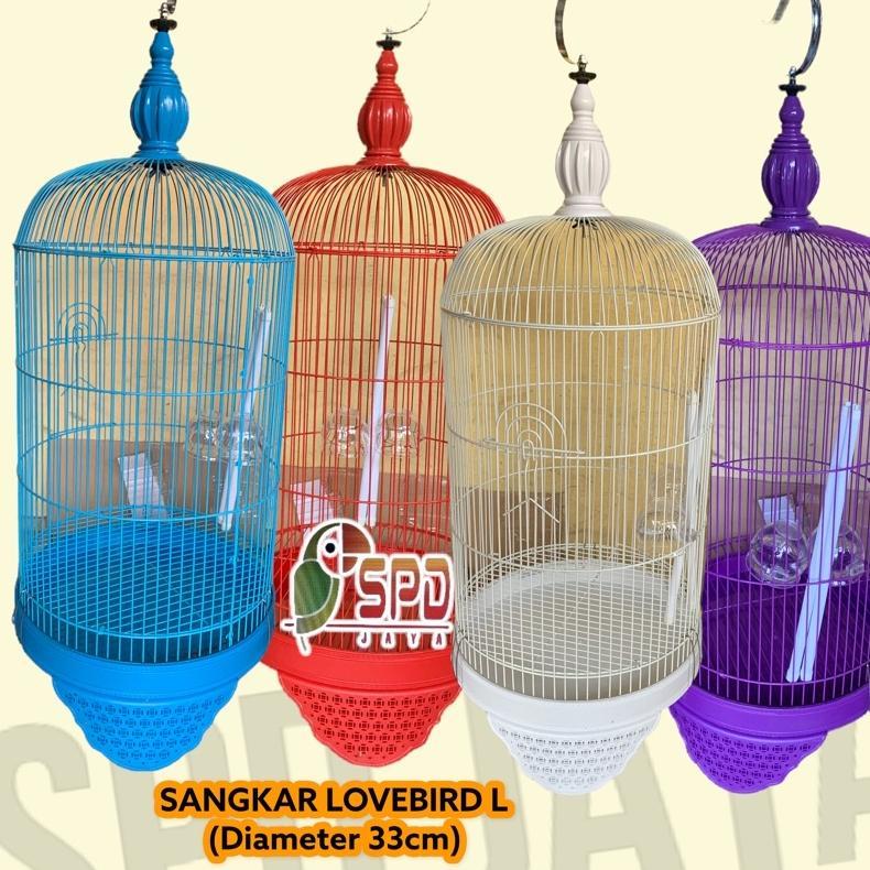 Readyy Stok SANGKAR LOVEBIRD PANDA /CC - KANDANG BURUNG LOVEBIRD PANDA - sangkar kenari - kandang ka