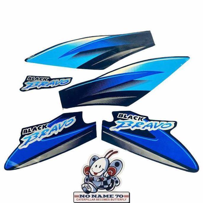 striping sticker suzuki rc 100 rc100 new bravo jet cooled