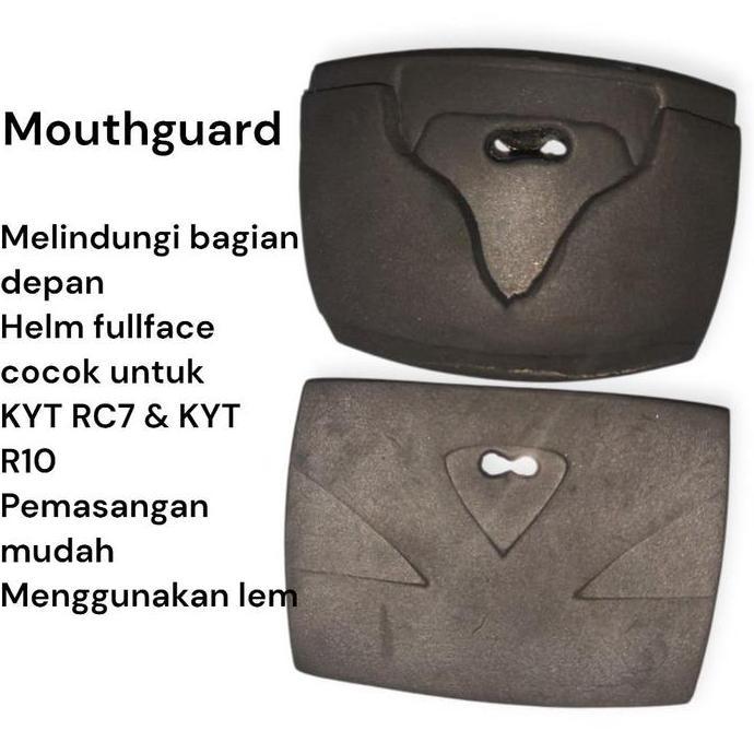 pelajar Moutguard Busa Mulut Helm Fullface KYT RC7 KYT R10 Busa Congor Helm Fullface Mouthguard dana