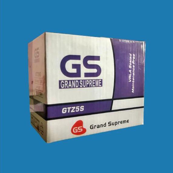 PROMO AKI KERING AKI GS GTZ5S GS ACCU GS GRAND SUPREME AKI MOTOR AKI MOTOR BEAT VARIO 110 FI HARGA M