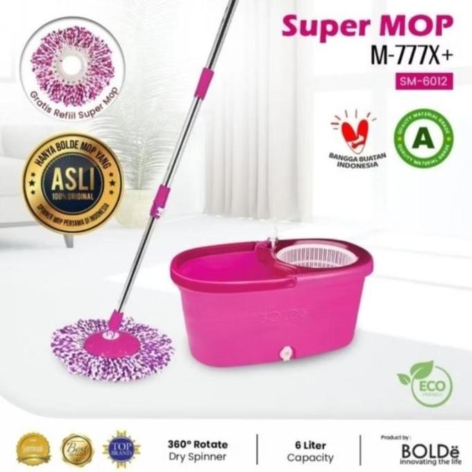 BOLDE ALAT PEL LANTAI SPIN MOP/PEL LANTAI SPIN MOP BOLDE murah