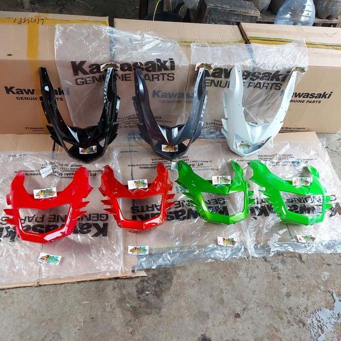 BARONG BATOK COVER LAMPU PALA BODY COWLING UP NINJA RR NEW ORINAL