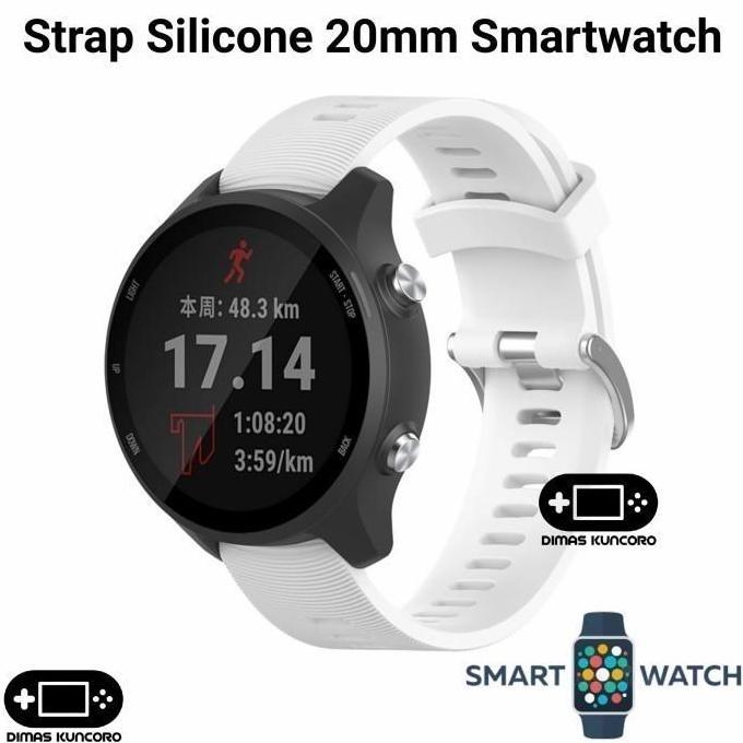 Strap Silicone 20mm Zeblaze Ares Gloryfit Retro Silikon Tali Jam