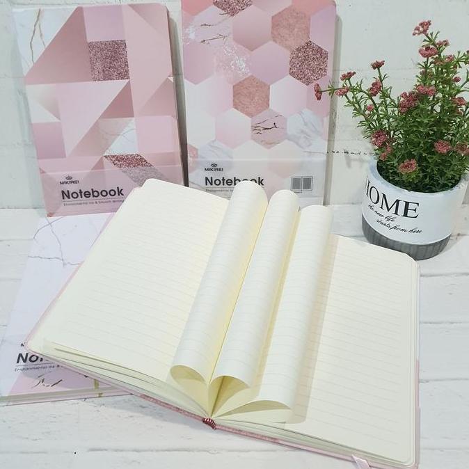 MIKIREI A5 | Abstrak Pink Diary | Buku Jurnal | Hardcover Notebook