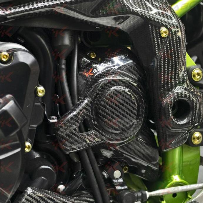 FRONT GEAR COVER CARBON KAWASAKI Z900 PROMO