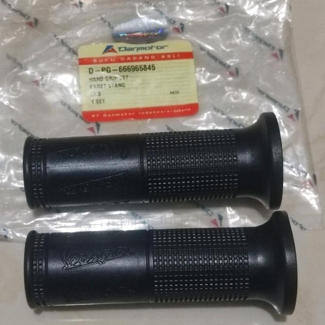 Handgrip Hand Grip Vespa Lx 150, Lx 125, Vespa S125, Vespa S150 Merk Danmotor Asli Perset 2Pc