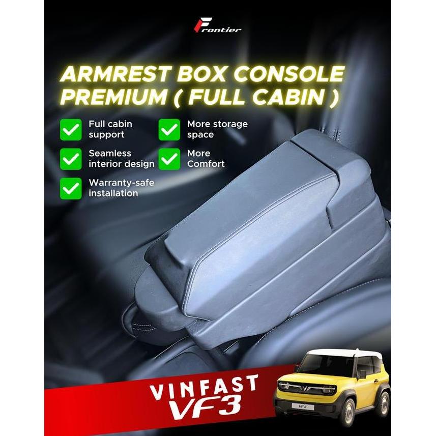 SALE - Aksesoris accessories Armrest Box Console tengah Vinfast VF3 fit Full/Plug and Play