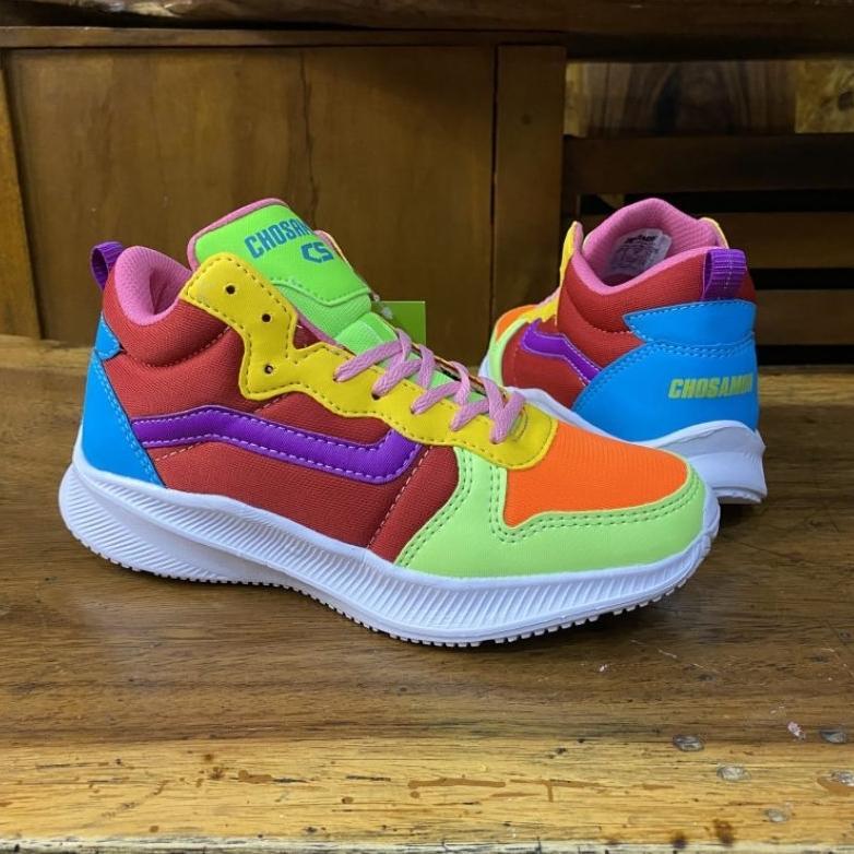 BEST DEALS CHOSAMON SEPATU WANITA MODEL TERBARU SEPATU OLAHRAGA WANITA SEPATU MID TOP MODEL TERBARU 