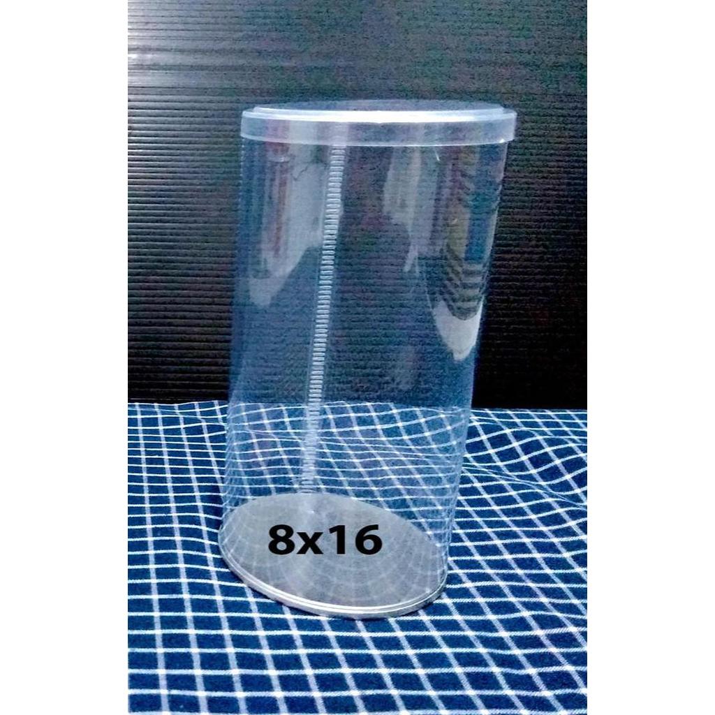 [/] Tabung Mika Kaleng Toples 8.3x16 cm