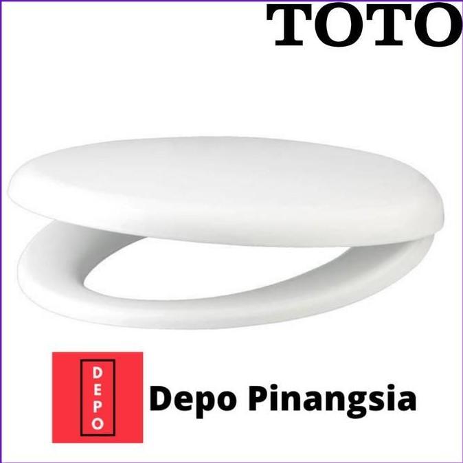 HARGA PABRIK - TOTO Tutup Kloset TC505 Plastic Seat and Cover Putih Non Soft Close untuk Model CW660