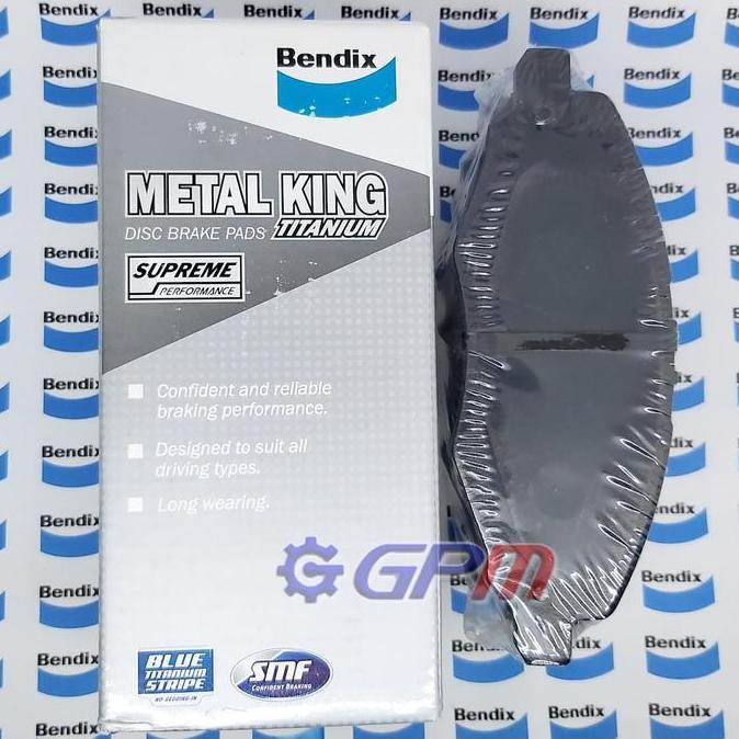 BEBAS ONGKIR - BENDIX INNOVA 2004-2015 METAL KING TITANIUM Kampas Rem Depan DB1751MKT
