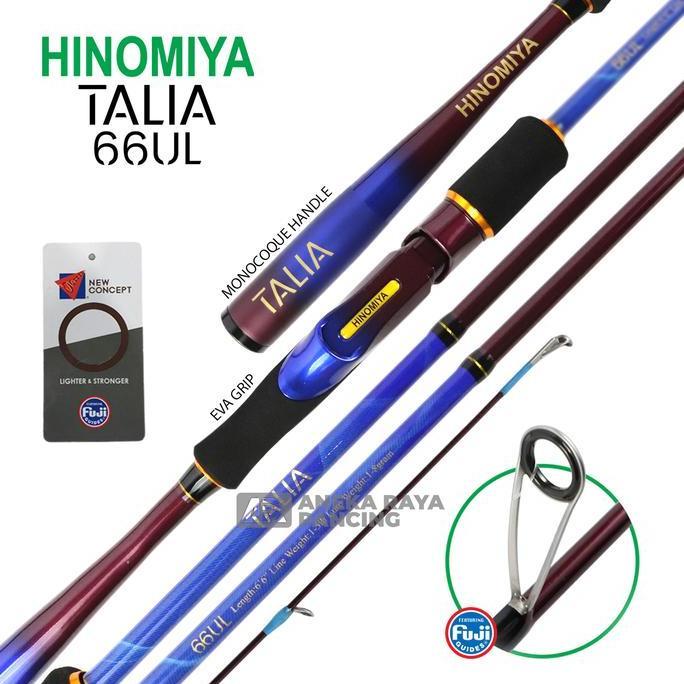 JORAN SPINNING HINOMIYA TALIA ALL SIZE / Joran UL Casting Spining Hinomiya / Hollow Carbon / Joran U