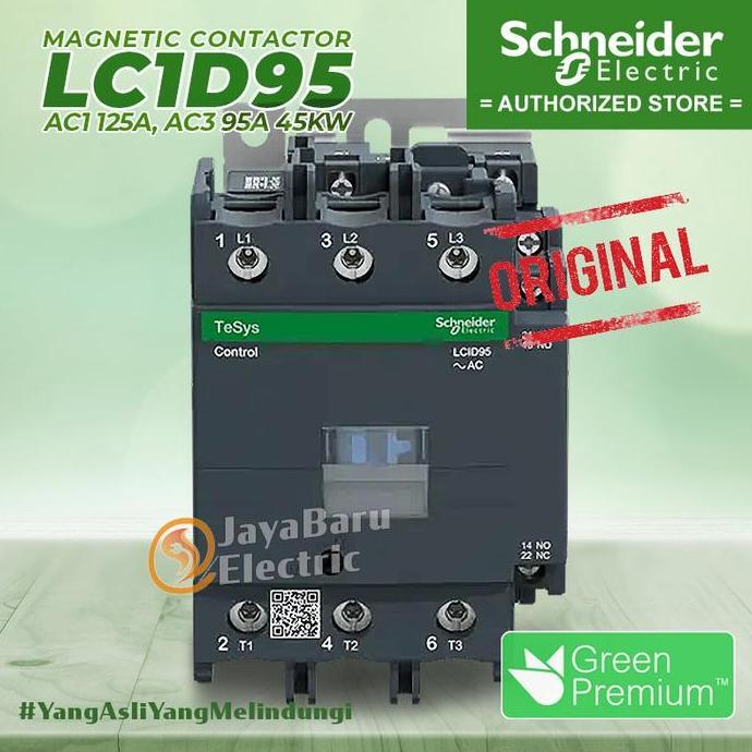 Murah Schneider Kontaktor Contactor Lc1D95 24V 42V 48V 110V 220V 380V Lc1D95B7 Lc1D95D7 Lc1D95E7 Lc1