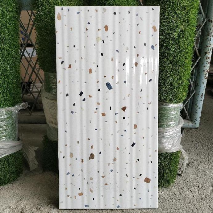 KERAMIK 30X60 TERASO / TERAZO GLOSSY PIXIE LAURYN / KERAMIK CAFE / KERAMIK HOTEL CUTTING GRANIT DIPA