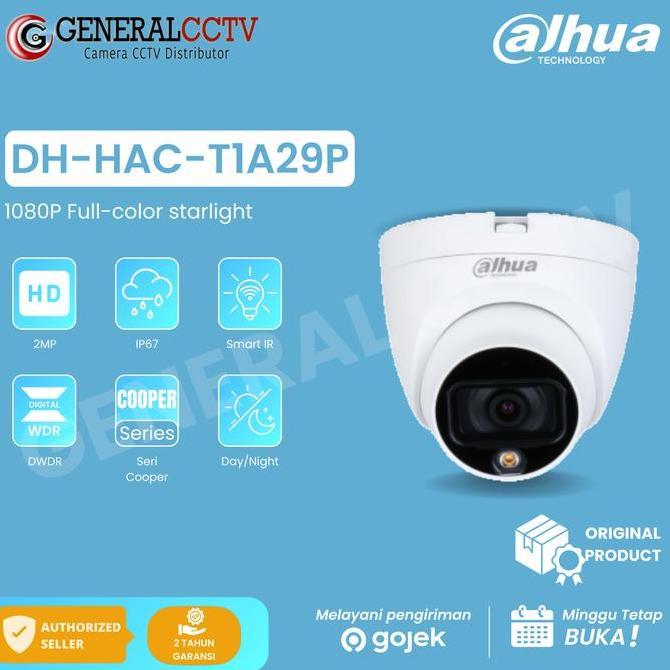 Promo Dahua Full Color 2Mp T1A29P Camera Cctv 2Mp Full Color