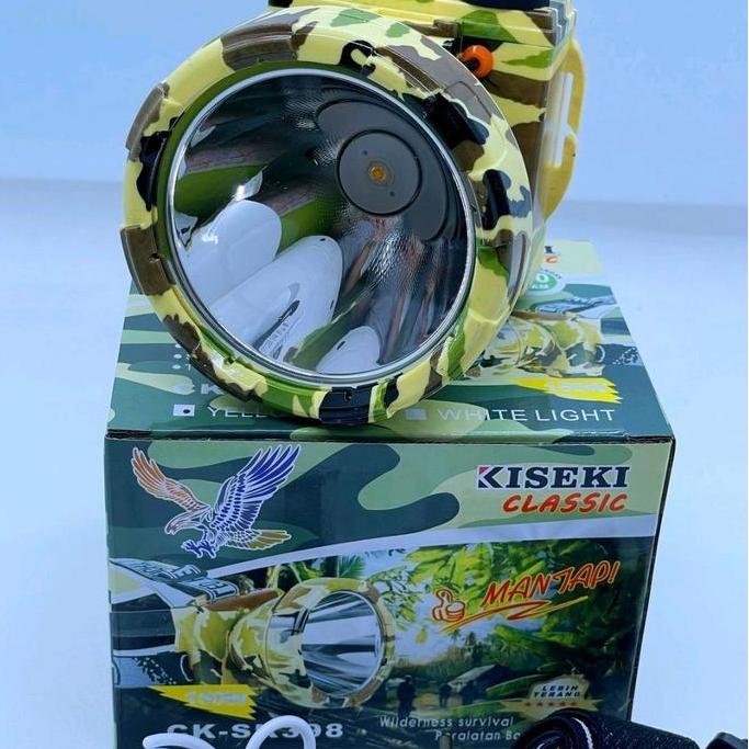 Senter Kepala Kiseki Loreng CK-398 50Watt /Headlamp Kiseki