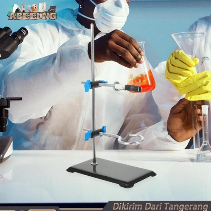 SYAUBAN Tiang Statif Set Batang Statif Dan Ring Statif + Bosshead + Klem