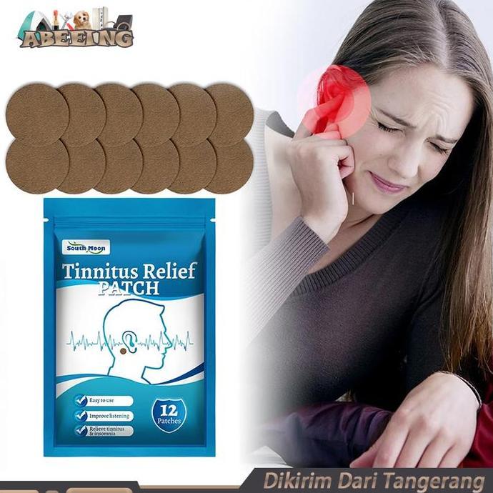 SYAUBAN Isi 12 Tinnitus Relief Patch Tinnitus Patch Untuk Telinga Berdengung