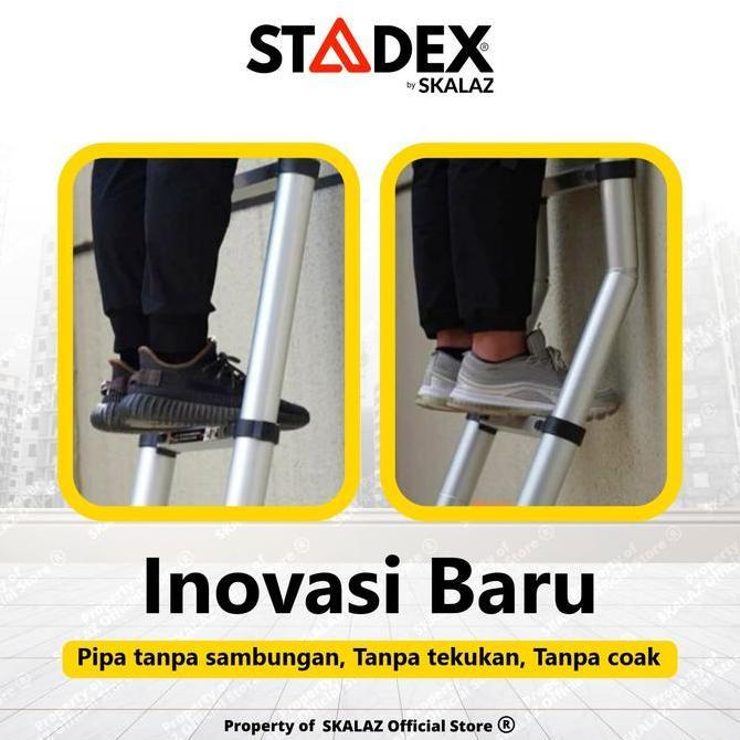 Grosir Stadex Tangga Teleskopik 7 Meter Single Aluminium