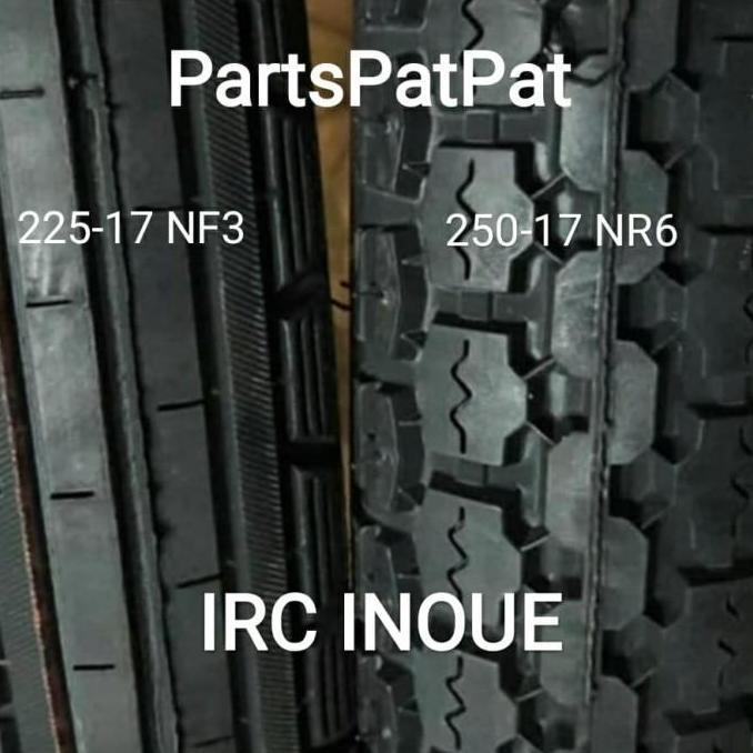 BAN LUAR IRC 22517 225-17 NF3 NF-3 DAN 25017 250-17 NR6 NR-6 IRC JADUL