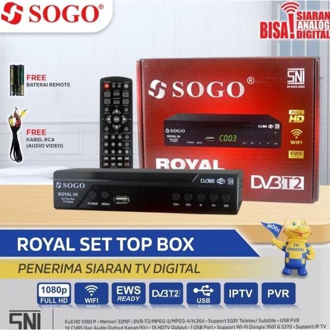 Sogo Royal Set Top Box Sg-Stb Untuk Televisi