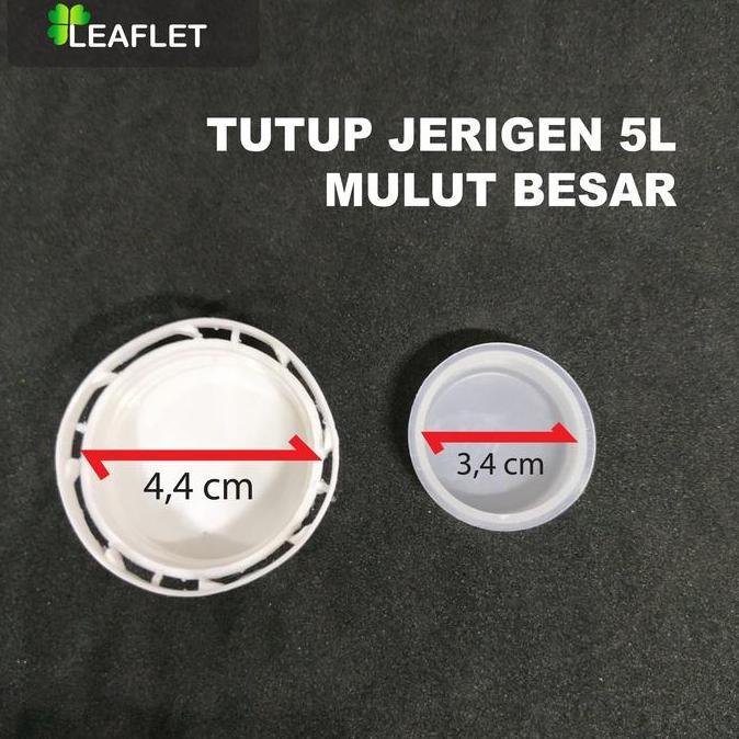 Tutup Plug + Segel Jerigen 5 liter Mulut Kecil & Besar / Tutup + Plug