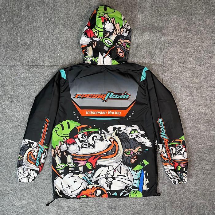 Jaket Racing Flash Bahan Parasut/Jaket Racing Parasut/Jaket 2Stroke Original Dan Terpercaya