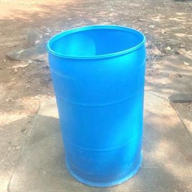 drum plastik 200L tutup lubang kecil II, tong air 100-200L,tong sampah plastik 100-200L,pot tanaman 