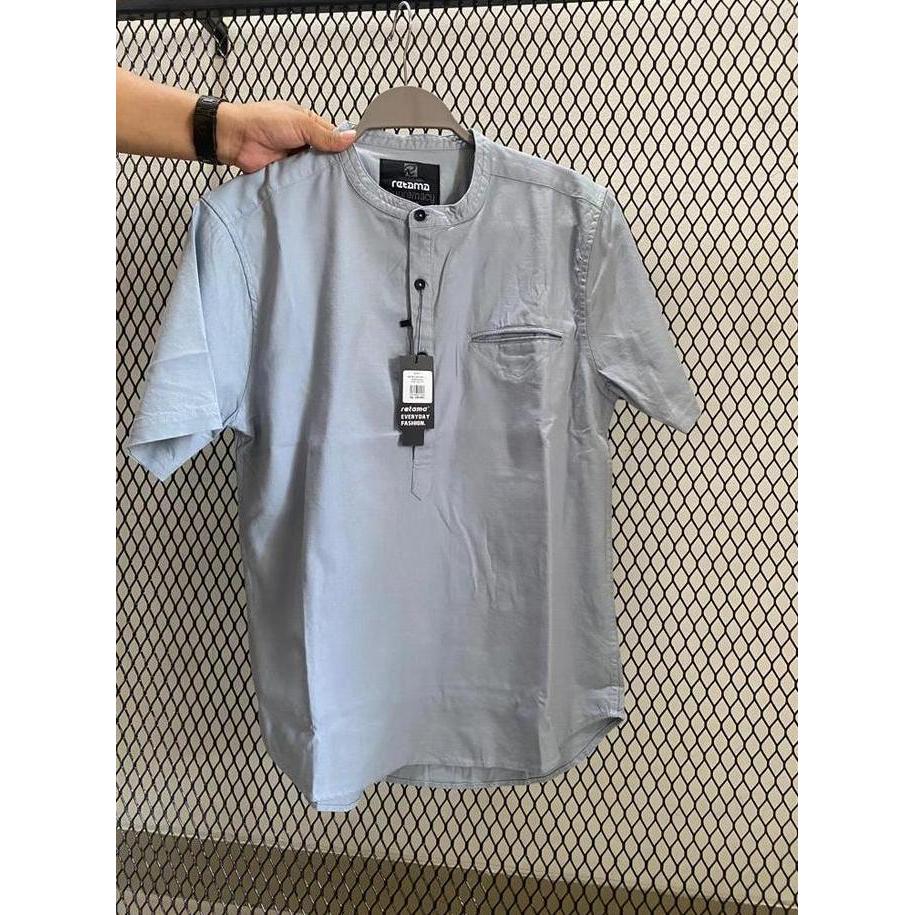 Kemeja Koko Retama Premium//Koko Viral// Muslim Panjang Pria Tebal Dewasa Katun Baju Kurta Toyobo