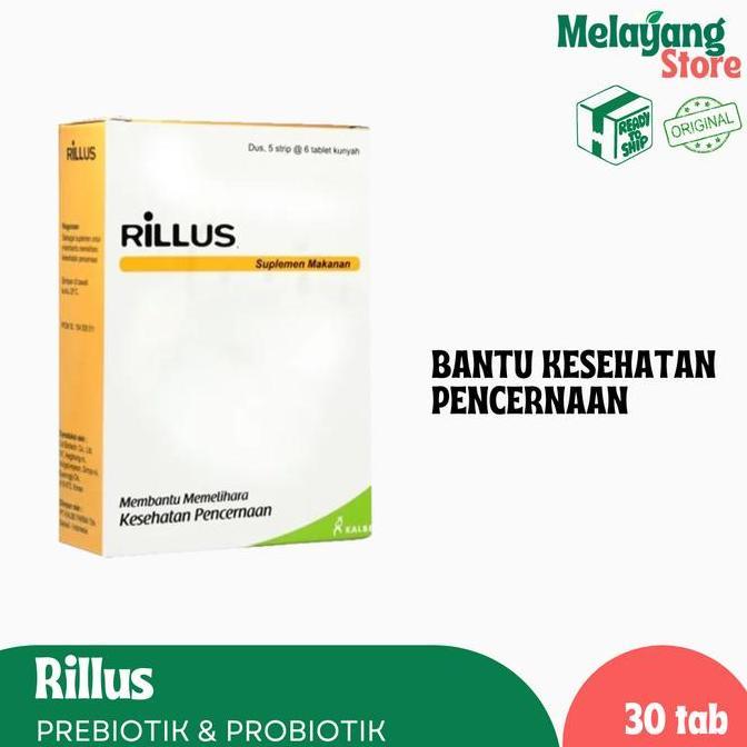 Bitamin- Rillus Prebiotik & Probiotik 30Tablet