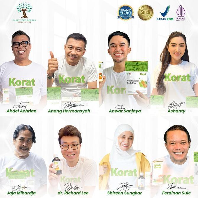Kenk- Madu Dan Teh Korat-Suplemen Kesehatan Alami-Bantu Atsi Asam Urat Dan Kolestrol
