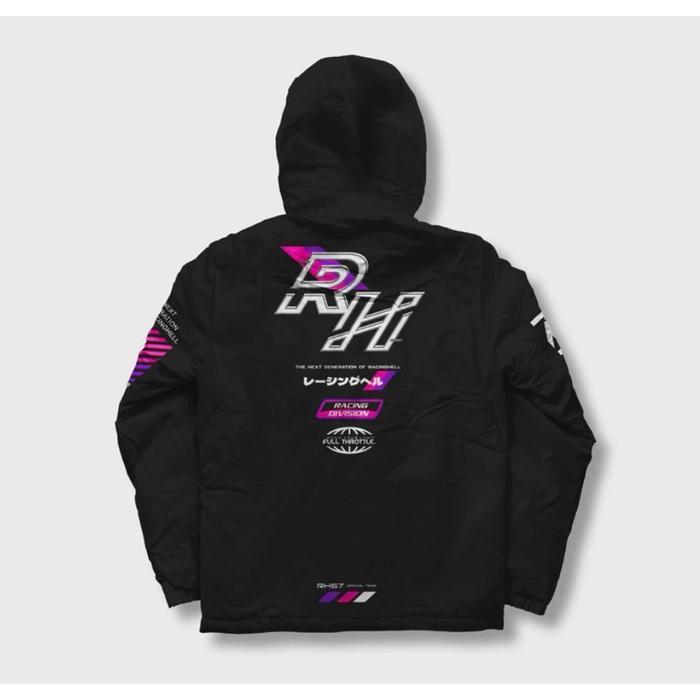 Rh57 Jaket Cougle Pria Wanita Racinghell Bahan Parasut Anti Air Rh Cg 01 G Waterproof Original Dan T