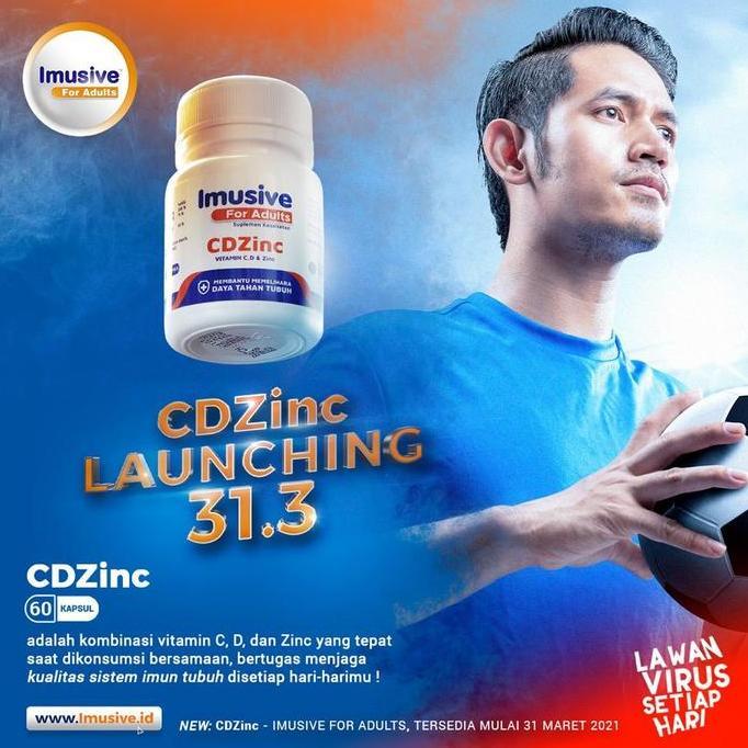 Bitamin- Multivitamin Imusive Cdzinc Vit C, D3 Dan Zinc Untuk Imunitas Tubuh
